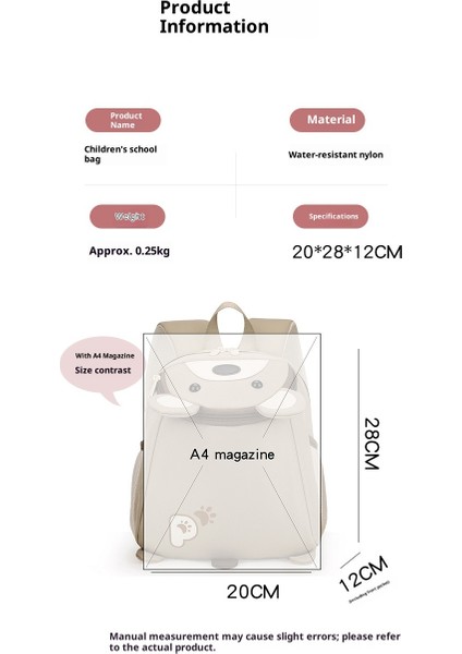 Yeni 5 Çocuk Sırt Çantası Büyük Kapasiteli Çocuk Eğlenceli Sevimli Omuz Çantası Moda Ilkokul Öğrencileri Için Okul Çantasının Rengine Çarptı (Yurt Dışından) fırsatları