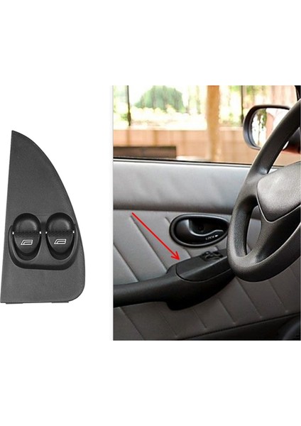 Fiat Palio Fire Strada Siena 2001-2015 Lhd Için Araç Elektrikli Cam Kontrol Anahtarı Cam Kaldırma Anahtarı Düğmesi 100161242 (Yurt Dışından) fiyatları