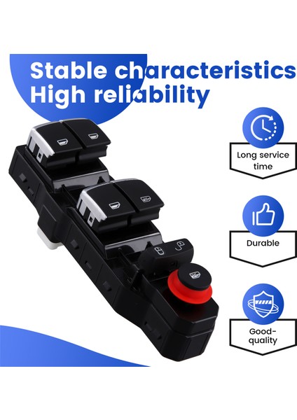 Byd E5 (2016-2019) Qin Ev (2015-2016) Için Sol Ön Kapı Cam Kaldırma Anahtarı Yuvarlak Anahtar 5A-3746050C (Yurt Dışından) fırsatları