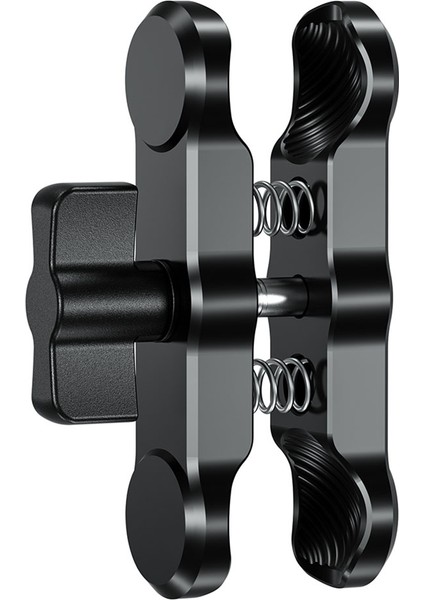 9cm Alüminyum Uzatma Kolu 25MM Top Kafa Tabanı Için Ideal Bisiklet ve Motosiklet Bağlar Telefon Tutucu ve Kamera Uzatma Kolu (Yurt Dışından)