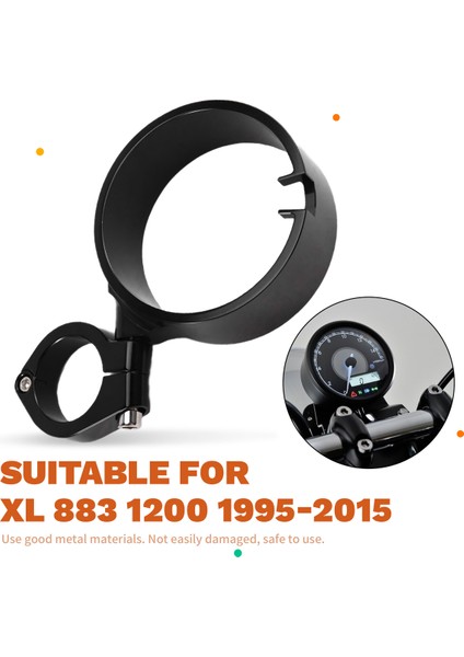 Harley Sportster Xl 883 1200 1995-2015 Için Motosiklet Hız Göstergesi Braketi Yan Montajlı Hız Göstergesi Halkası Yer Değiştirme Kelepçesi (Yurt Dışından) indirimleri