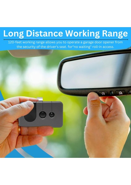 2 Sears Craftsman Garaj Kapısı Uzaktan Kumandası 139.53753 53753 139.18191 HBW2028 371LM 373LM Evrensel Uzaktan Kumanda (Yurt Dışından) modelleri