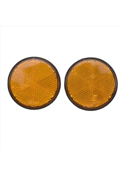 2x2 Inç Yuvarlak Turuncu Reflektörler Motosikletler Atv Bisikletleri Kir Bisikletleri Için Evrensel (Yurt Dışından) fiyatları