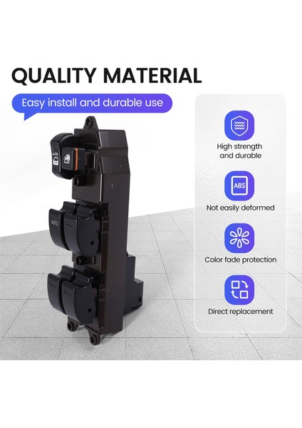 Toyota Corolla Camry Sienna 2003-2010 Için 84820-12491 84820-AA050 Sürücü Tarafı Elektrikli Cam Ana Anahtarı (Yurt Dışından) indirimleri