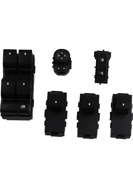 Adet/takım Ön Sol Sağ Elektrikli Cam Kaldırma Düğmesi Kapı Kilidi Ayna Kontrol Anahtarı Chevy Silverado Gmc Sierra Için (Yurt Dışından) modelleri