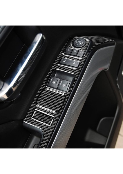 Chevy Silverado Gmc Sirrra 1500 14-18 Lhd Cam Kaldırma Anahtarı Paneli Kapağı Döşeme Iç Aksesuarları Için Karbon Fiber, A (Yurt Dışından) modelleri