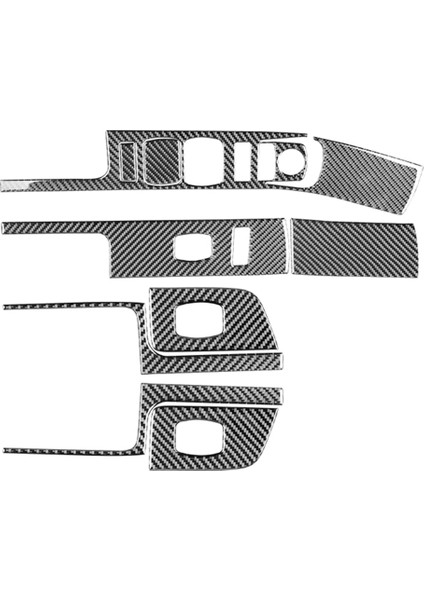 Chevy Silverado Gmc Sirrra 1500 14-18 Lhd Cam Kaldırma Anahtarı Paneli Kapağı Döşeme Iç Aksesuarları Için Karbon Fiber, A (Yurt Dışından) fırsatları