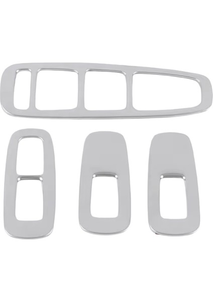 Hyundai Sonata 2020-2023 Lhd Için Araç Camı Kaldırma Düğmesi Paneli Kapağı Kol Dayama Paneli Paslanmaz Çelik Trim Çıkartması (Yurt Dışından)