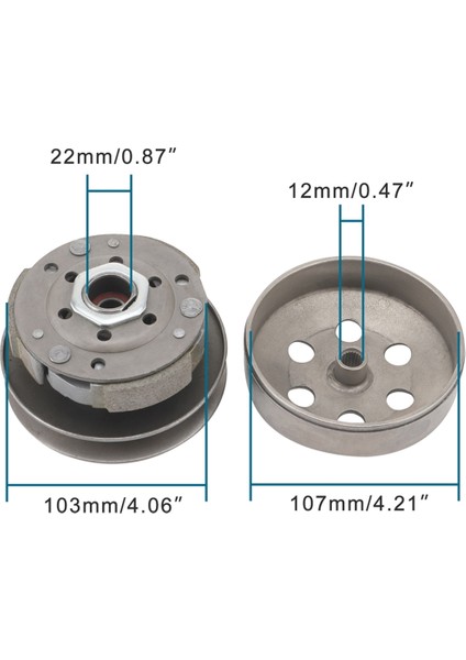 Motosiklet Tahrikli Tekerlek Meclisi Debriyaj Bileşeni Gy6 50CC 4 Zamanlı Motor Atv Aksesuarları (Yurt Dışından) fiyatları