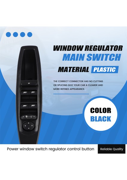 6554HA Elektrikli Cam Kontrol Anahtarı Citroen C4 2004-2010 Için Araç Cam Kaldırma Anahtarı 6554.HA (Yurt Dışından) indirimleri