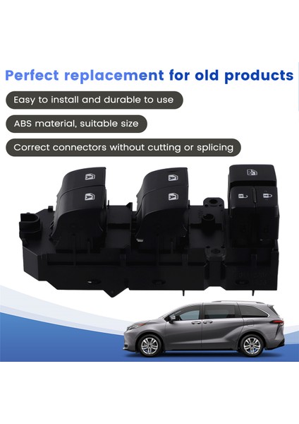 84040-08010 1 Adet Otomatik Cam Anahtarı Toyota Sienna 2015-2020 Için Cam Kaldırma Anahtarı 8404008010 (Yurt Dışından) fırsatları