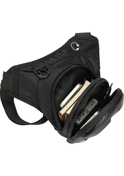 Zhuıfengbao Motosiklet Bacak Çantası Şövalye Bel Çantası Bisiklet Crossbody Bel Çantaları Ayarlanabilir Su Geçirmez Moto Bacak Çantası (Yurt Dışından) modelleri