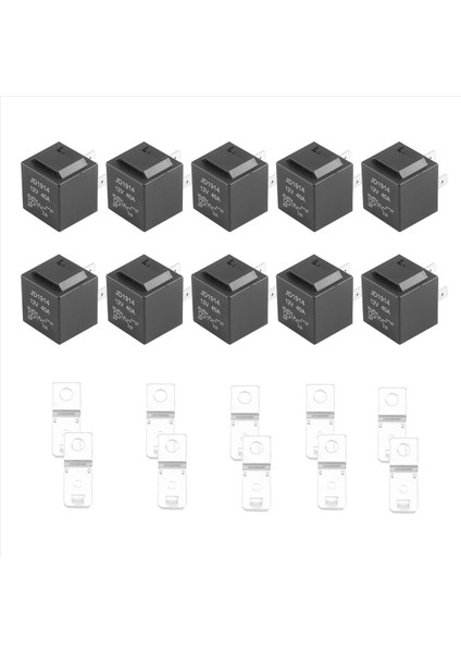 10 Adet 5 Pin 12 V Röle Anahtarı (Spdt) (30/40 Amp) 12 Volt Otomotiv Rölesi Otomotiv Hayranları Için (Yurt Dışından) fiyatları