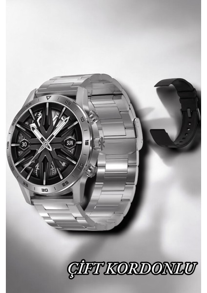 Suya Dayanıklı Dokunmatik Akıllı Saat Bluetooth 5.0 Sesli Asistan ve Sağlık Ta - N601J736-M56 fırsatları