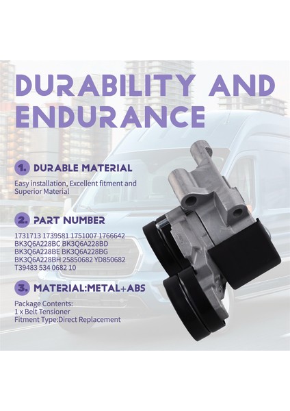 BK3Q-6A228-BC Mazda BT50 Ford Transıt Ranger Px ve Pxıı 2.2l 3.2l 1766642 1751007 BK3Q6A228BC Için Kayış Gergi Kasnakları (Yurt Dışından) indirimleri