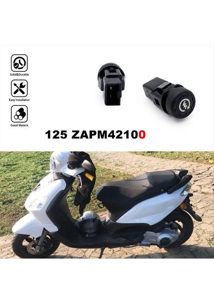 Motosiklet Motoru Start Stop Düğmesi Anahtarı Tek Anahtar Başlat Düğmesi 58057R Piaggio Fly 125 Motosiklet Aksesuarları (Yurt Dışından) modelleri
