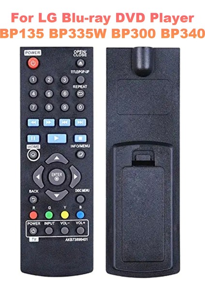 Uzaktan Kumanda AKB73896401 Lg Blu-Ray DVD Oynatıcı BP135 BP335W BP300 BP340 (Yurt Dışından) fiyatları