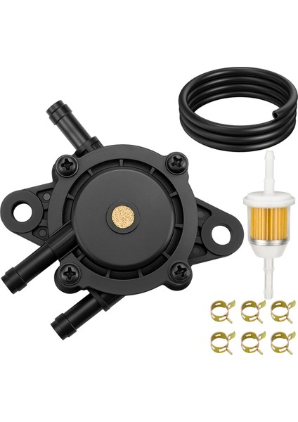 Kohler 17HP-25 Hp Briggs And Stratton 808656 Mikuni 808492 John Deere Cub Için Filtreli ve Yağ Hortumlu Yakıt Pompası (Yurt Dışından)