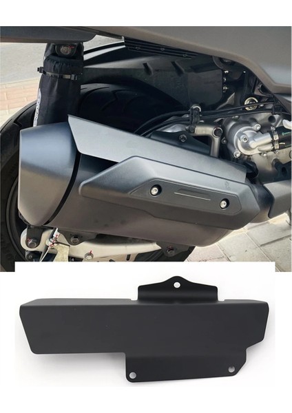 Sym Maxsym 400 MAXSYM400 2021- Için Motosiklet Aksesuarları Egzoz Koruma Plakası Kapağı (Yurt Dışından) modelleri