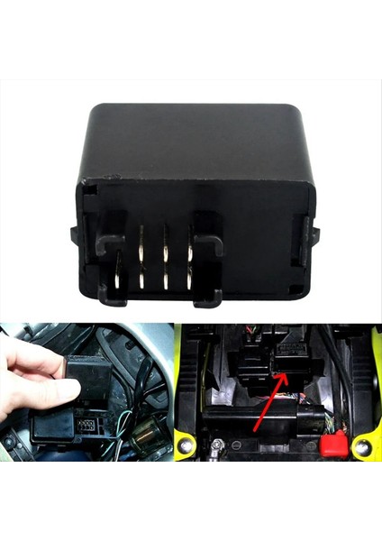 Suzuki Gsxr Sv Dl Işık Dönüş Sinyali Flaş Denetleyici 7 Pin LED Flaşör Rölesi 38610-03F00, 38610-05H00, FE249JR (Yurt Dışından)