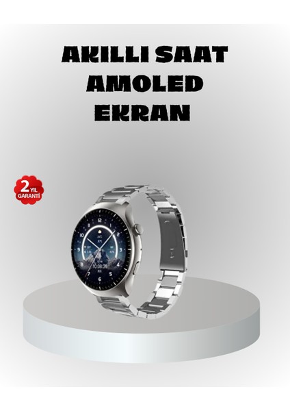 Nfc Destekli Akıllı Saat – Kablosuz Şarj & Sesli Arama Özelliği - M910B377-N74910