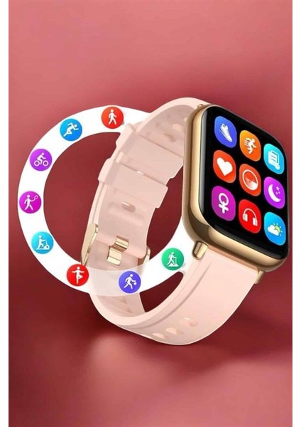 Akıllı Saat Sesli Görüşme Bildirim Görme Uyku ve Sağlık Takibi - M950R799-K57950