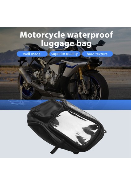 Motosiklet Gaz Petrol Yakıt Tankı Çantası Su Geçirmez Sırt Çantası ve Manyetik Motosiklet Tankı Çantası Honda Yamah Suzuki Kawasaki Harley (Yurt Dışından) fırsatları