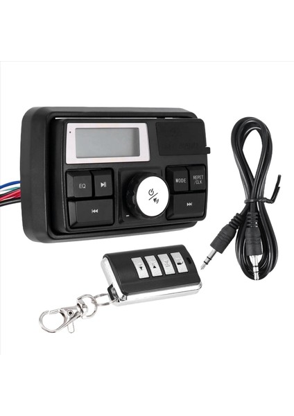 Motosiklet Ses Mp3 Radyo Ses Sistemi Stereo Hoparlörler Bluetooth Su Geçirmez Fm 5 Eq Fonksiyonları LCD Ekran USB / Sd / Tf (Yurt Dışından) modelleri