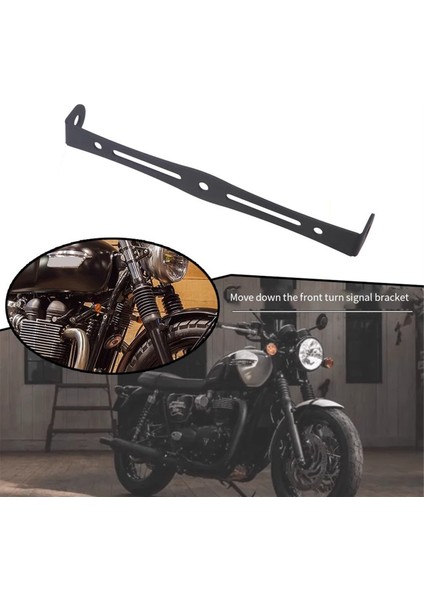 Motosiklet Dönüş Işık Braketi Bonneville T120 T100 Bobber Ön Dönüş Sinyali Arka Braketi Aşağı Hareket Askı (Yurt Dışından) modelleri