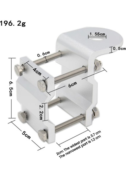 Telsiz Anten Klip Motosiklet Dikiz Aynası Braketi Bagaj Rafı Anten Dağı Mobil Açık Anten (Yurt Dışından) fırsatları