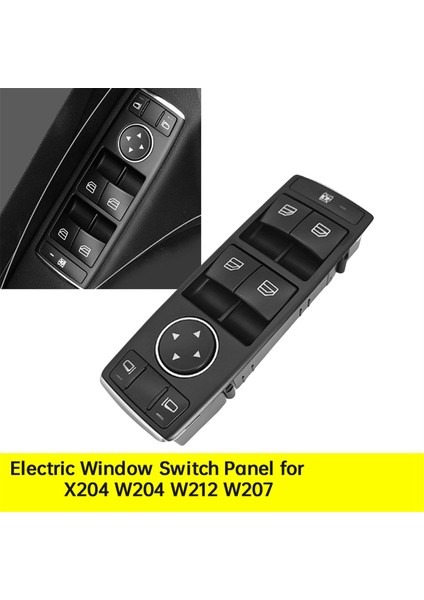 A2049055302 Mercedes Benz X204/W204/W212/W207 Kapı Pencere Kaldırma Anahtarı Düğmesi Için Araç Elektrikli Cam Anahtarı Paneli (Yurt Dışından) fiyatları