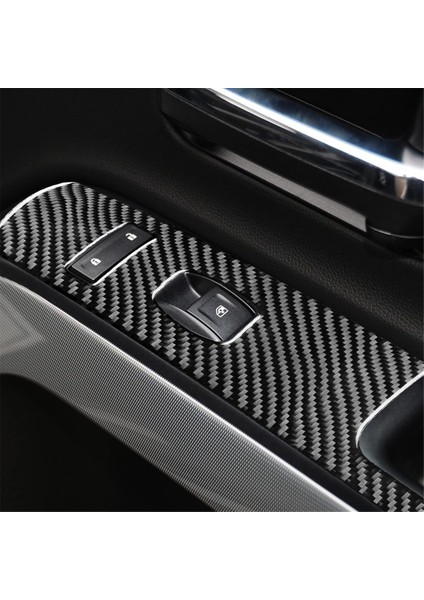 Chevy Silverado Gmc Sirrra 1500 14-18 Lhd Cam Kaldırma Anahtarı Paneli Kapağı Döşeme Iç Aksesuarları Için Karbon Fiber, B (Yurt Dışından) modelleri