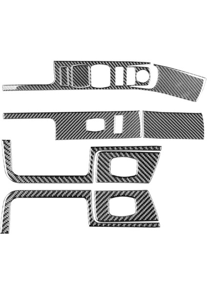 Chevy Silverado Gmc Sirrra 1500 14-18 Lhd Cam Kaldırma Anahtarı Paneli Kapağı Döşeme Iç Aksesuarları Için Karbon Fiber, B (Yurt Dışından) fırsatları