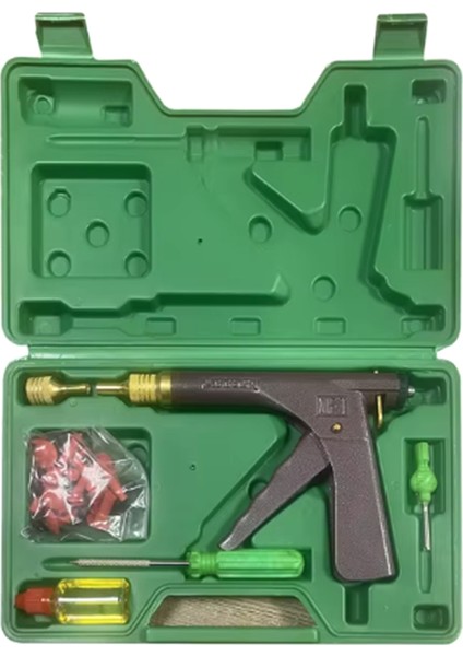 Oto Bisiklet Tamir Lastik Fiş Kiti Taşınabilir Delinme Tak Motosiklet Vakum Lastik Tamir Aracı Araba Lastik Bloğu Hava Sızıntı Kiti (Yurt Dışından)