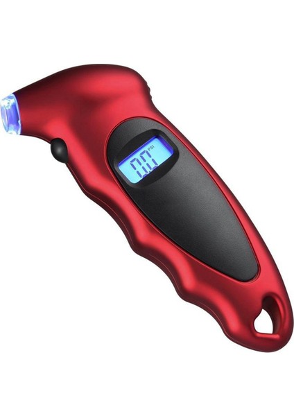 Dijital Araba Lastiği Lastik Hava Basıncı Ölçer Ölçer LCD Ekran Manometre Barometreler Tester Araba Kamyon Motosiklet Için Kırmızı (Yurt Dışından)