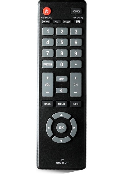 Sanyo LCD LED Hdtv Için Evrensel Tv Uzaktan Kumandası, NH315UP Dahil Birden Fazla Modelle Uyumlu (Yurt Dışından)