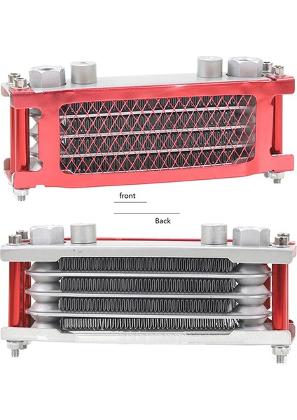 M12 Arayüz Radyatör Yağ Soğutucu Alüminyum Soğutma Sistemi 50-160CC Motosiklet, Pit, Maymun, Bisiklet, Gümüş (Yurt Dışından) modelleri