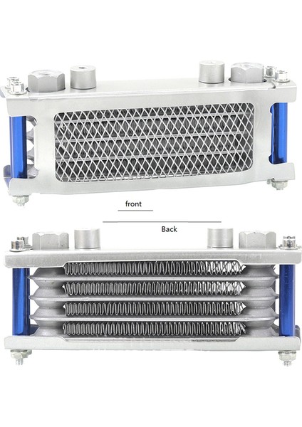 M12 Arayüz Radyatör Yağ Soğutucu Alüminyum Soğutma Sistemi 50-160CC Motosiklet, Pit, Maymun, Bisiklet, Gümüş (Yurt Dışından) fırsatları