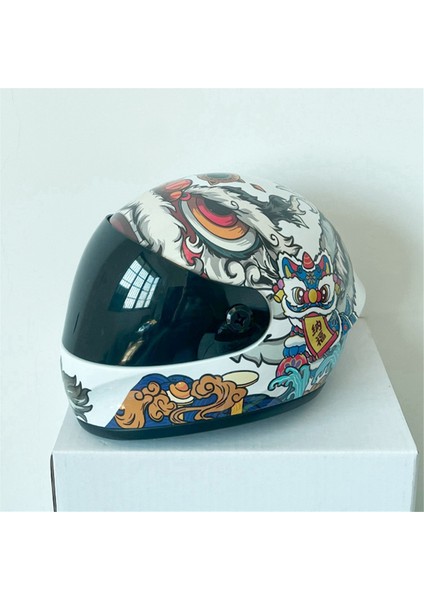 Serin Küçük Pet Motosiklet Kask Mini Arka Koltuk Dekorasyon Ayı Bebek Motosiklet Kask Tam Yüz Sert Kabuk Şapka (Yurt Dışından) modelleri