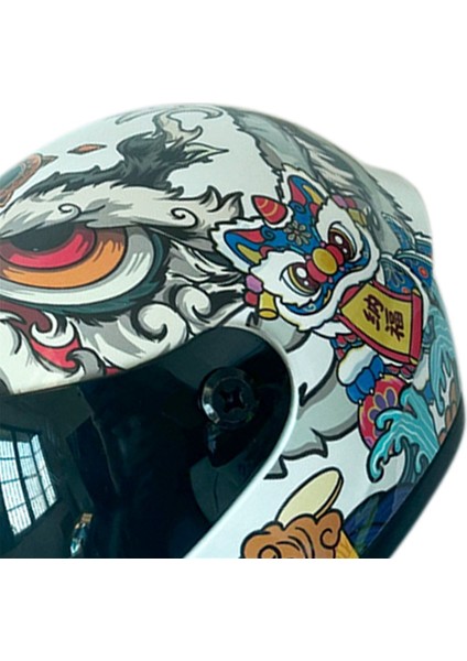 Serin Küçük Pet Motosiklet Kask Mini Arka Koltuk Dekorasyon Ayı Bebek Motosiklet Kask Tam Yüz Sert Kabuk Şapka (Yurt Dışından) fırsatları