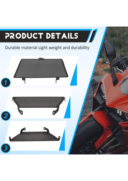 Motosiklet Aksesuar Radyatör Guard Izgara Kapağı Koruyucu Koruyucu Izgara Kove 450RR 2023 (Yurt Dışından) indirimleri