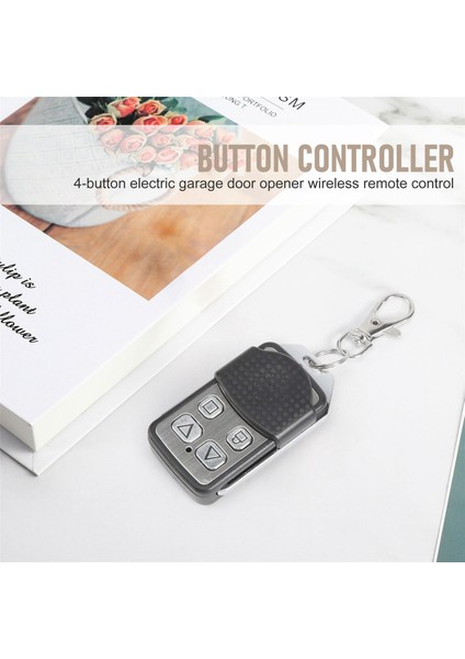 4 Düğmeli Elektrikli Garaj Kapısı Açacağı Kablosuz Uzaktan Kumanda 433MHZ Ateşleyici Kablosuz Radyo Frekanslı Uzaktan Kumanda (Yurt Dışından) fırsatları