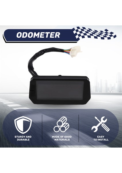 Motosiklet/elektrikli Scooter Denetleyicisi Için LCD Ekran Gösterge Hız Göstergesi (Yurt Dışından) indirimleri
