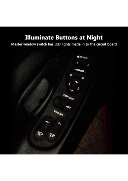 19209381 Chevrolet Chevy Corvette C5 1997-2004 Için Cam Kaldırma Anahtarı Elektrikli Cam Kontrol Anahtarı (Yurt Dışından) modelleri