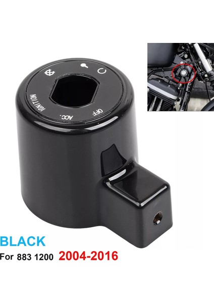 Ön Ateşleme Kontrol Anahtarı Kapağı Kapağı Için Harley Sportster Xl 883 1200 2004-2016 (Yurt Dışından) indirimleri
