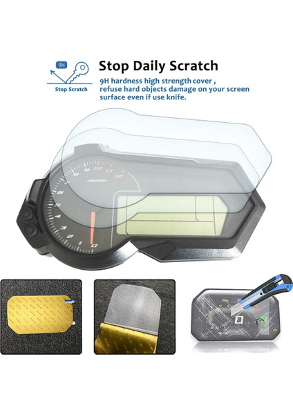 Motosiklet Küme Çizilmeye Karşı Koruma Filmi Mini Benelli TNT125 Tnt 125 BJ125-3E Hız Göstergesi Scratch Koruyucu (Yurt Dışından) modelleri