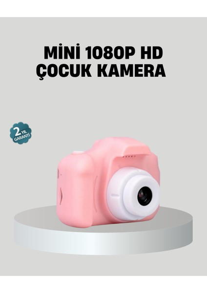 Mini Dijital Çocuk Kamerası 8mp Hd Ekranlı 1080P Video ve Şarjlı - M727K469-R08727
