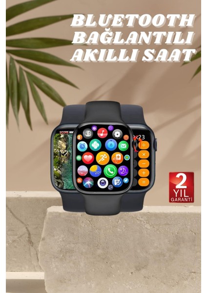 Akıllı Saat Nabız Ölçebilen Adımsayar Kalori Hesaplama Tema Değiştirme Gps U - N656J459-M89