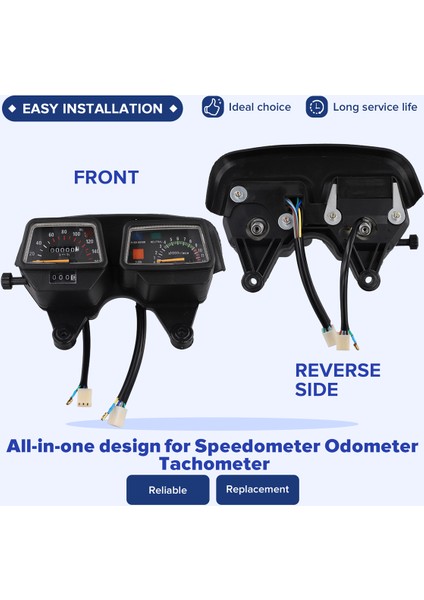 Motosiklet Göstergeleri Küme Kilometre Takometre Yamaha Enduro DT125 DT125R Hız Göstergesi DT125 125R (Yurt Dışından) indirimleri