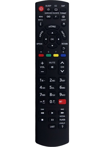 N2QAYB000926 Uzaktan Kumanda Panasonıc Tv LED LCD Akıllı Hdtv TC-39AS530 TC39AS530U TC-40AS520 TC40AS520U Için Değiştirildi (Yurt Dışından)